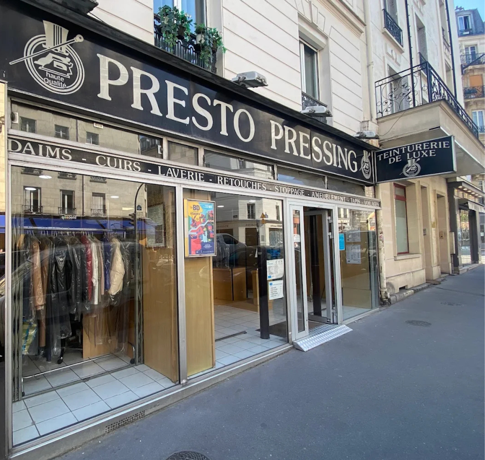 Presto Pressing — soin des textiles d’exception